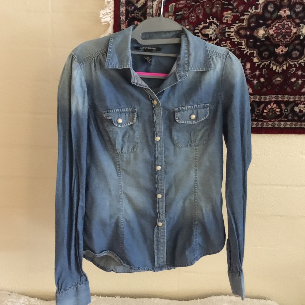 Lucky Brand Western Style Shirt with Snaps